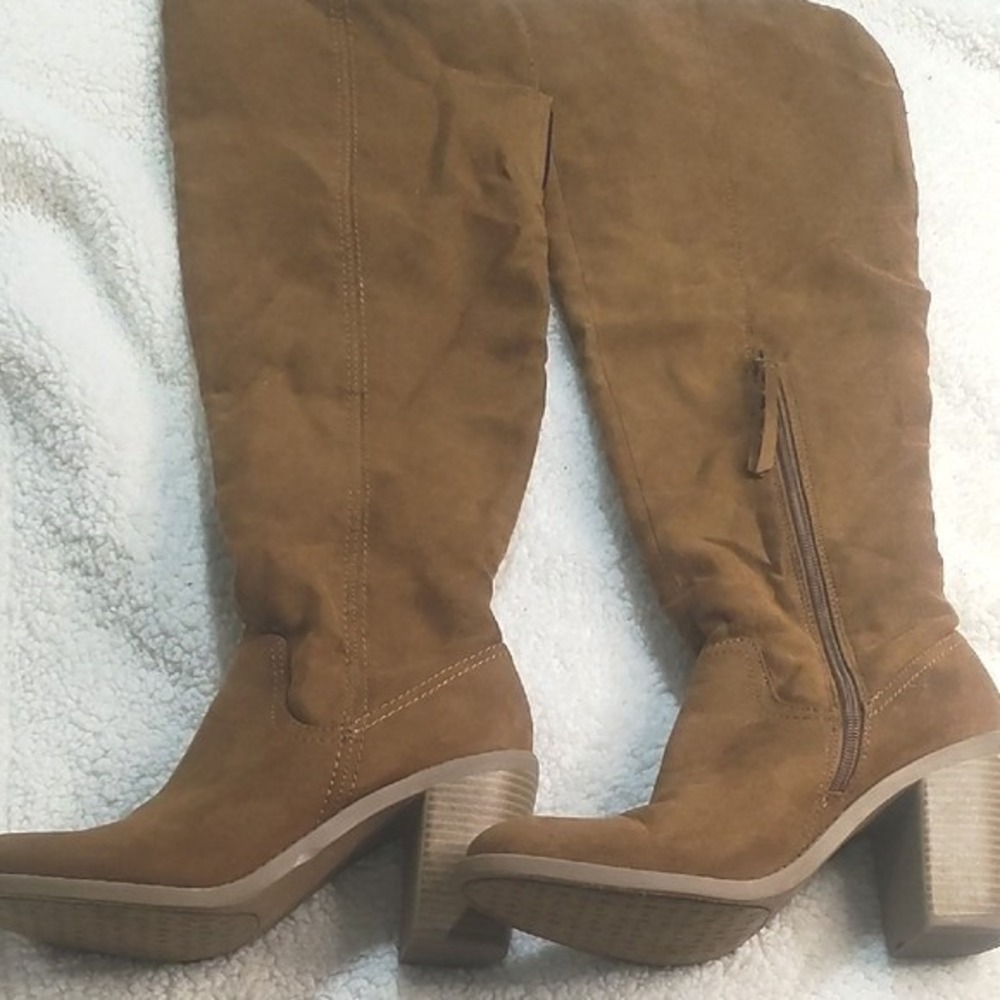 DV by Dolce Vita Tan Over the Knee Boots Heel Boots Size 9½